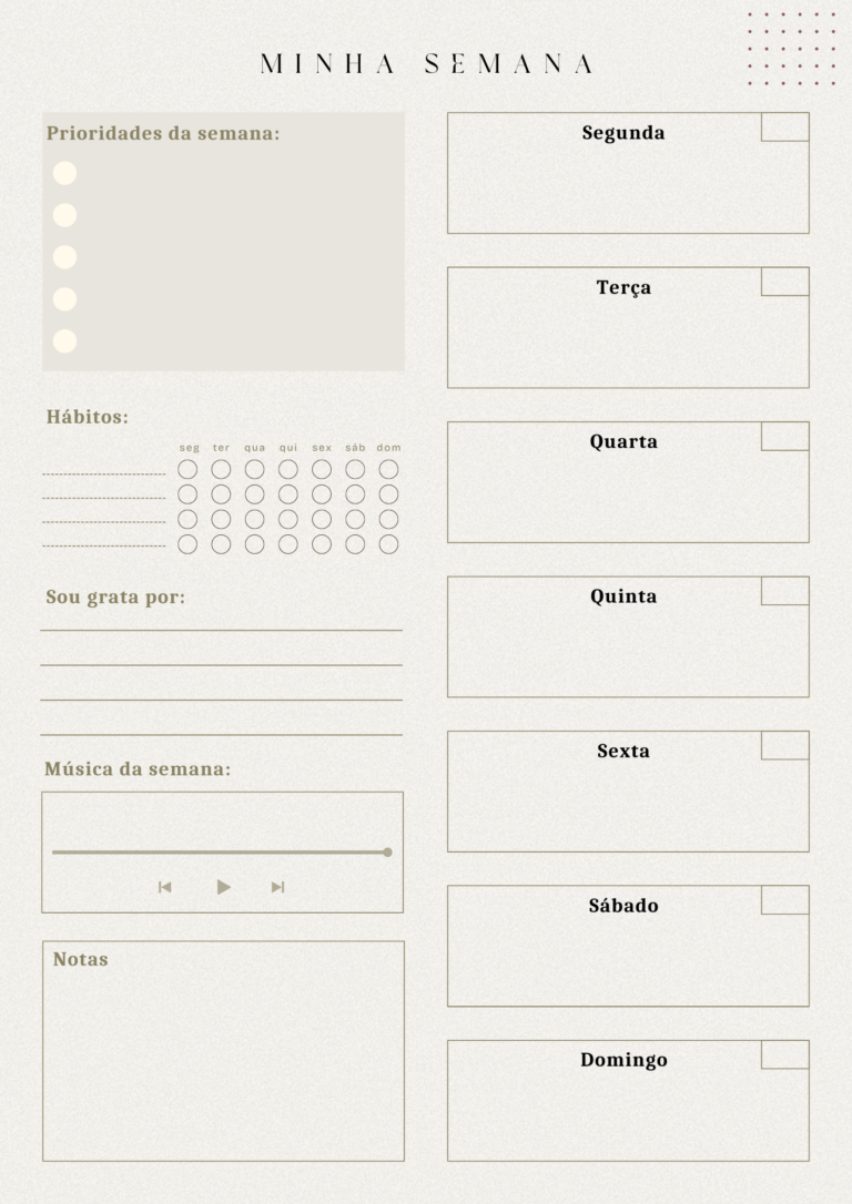 Planner Plenitude Minimal